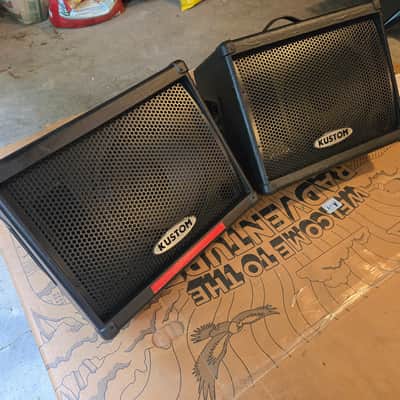Pair of Kustom KPC12MP mid-2010's - Black image 1
