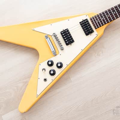 1983 Gibson Flying V '67 Spec Vintage Guitar Alpine White w/ Tim Shaw PAFs, Case & Hangtags image 1