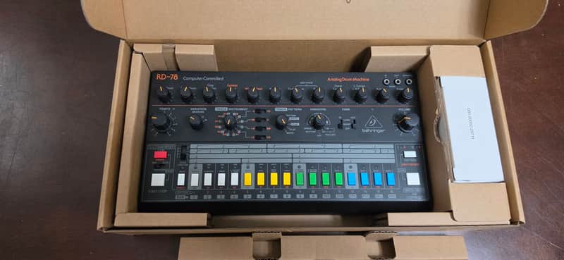 Behringer RD-78 Computer Controlled Analog Drum Machine 2025 - Present - Black image 1