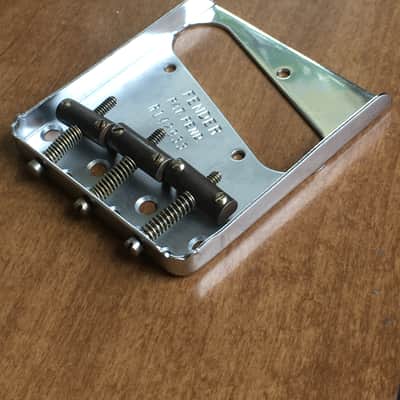 Fender 50s Reissue Custom Shop  Tele Ashtray Bridge NOS Relic USA Brass Saddles image 2