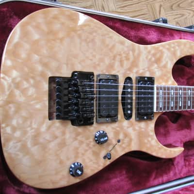 Ibanez USA Custom UCEWQM 1990 Quilted Maple image 15