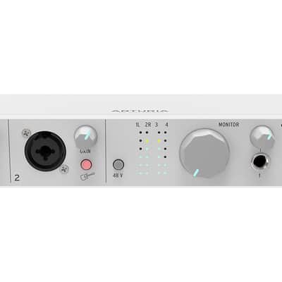 Arturia MinFuse 4 White | 4-in/4-out USB-C Audio Interface (USB 2.0 Compatible) | Included Software Suite - Mac/PC image 1