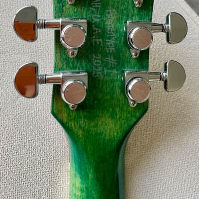 Burj Guitars Prototype #001 Emirati Green image 10