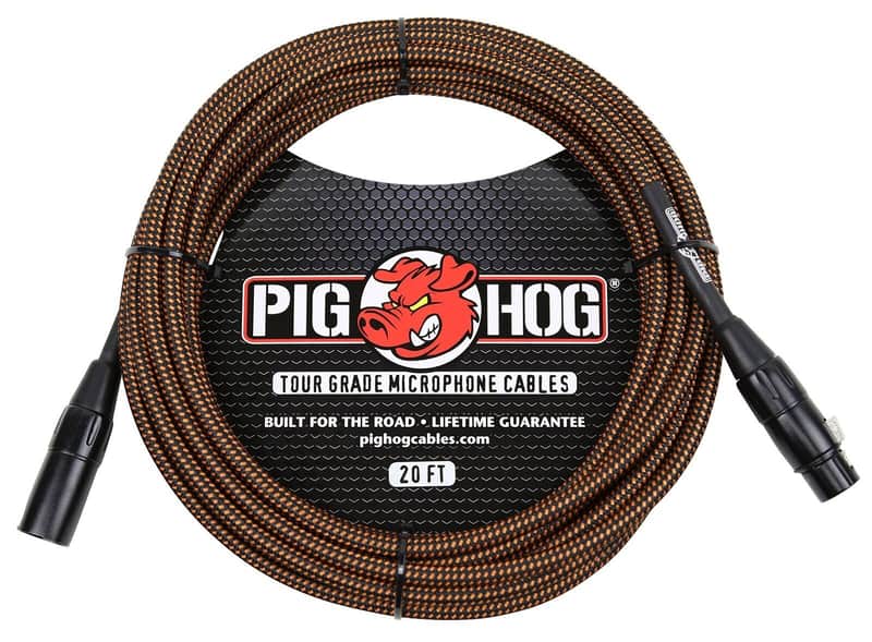Pig Hog PHM Series Woven High Performance XLR Microphone Cable image 1