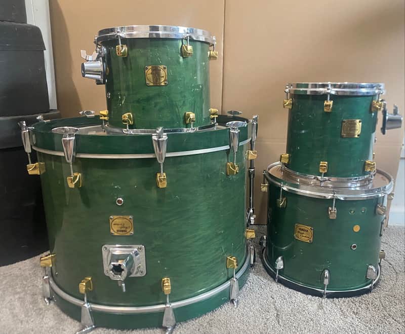 Yamaha Maple custom drum set image 1