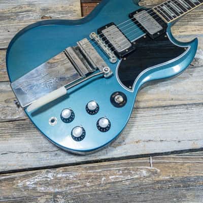 Gibson Custom 1964 SG Standard Reissue - Pelham Blue, Murphy Lab Ultra Light Aged image 15