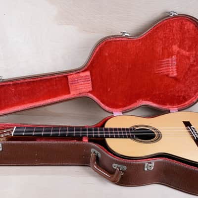 Mitsuru Tamura No. 1500 Classical Concert Guitar MIJ 1978 Natural w/ Hard Case image 2