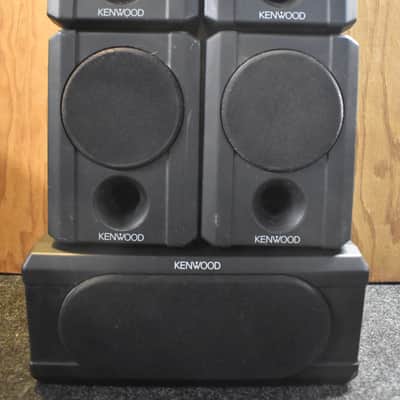 Kenwood KS-206HT Surround Sound Stereo Speakers lot of 5 Center & Front image 1