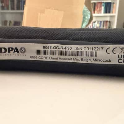 DPA 6066 CORE Omnidirectional Subminiature Headset Microphone - MicroLock, Beige image 5