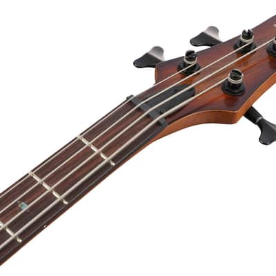 Ibanez SR Standard 4 String Electric Bass Left Handed - Mahogany Brown Burst Low Gloss (SR500ALMHL) image 4