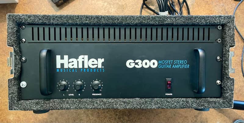 Hafler G300 Mosfet Guitar Power Amplifier - Black image 1