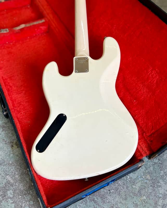 Fernandes Electric Jazz bass 1984 - Olympic white limited edition