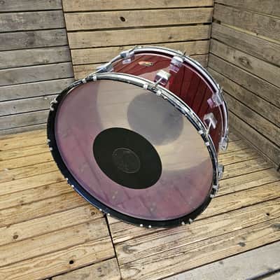 Marching 28" Bass Drum Eddie Ryan Custom, Red Acrylic USED! RKEDR220726 image 3