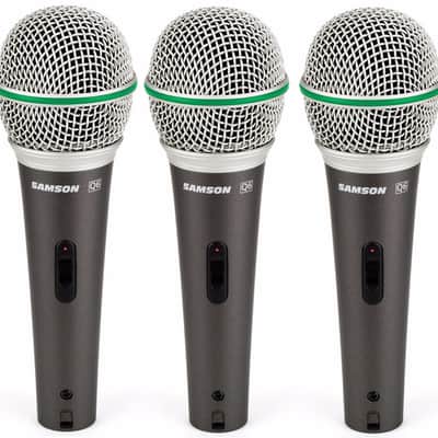 Samson Q6 Handheld Supercardioid Dynamic Microphone (3-Pack)