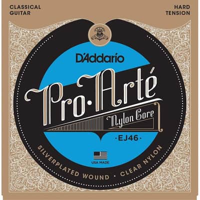 D'Addario EJ46 Pro-Arte Nylon Classical Guitar Strings, Hard Tension image 5