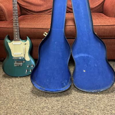 Gibson Melody Maker D SG w/ Vibrola 1966-70 Pelham Blue Gorgeous w/Original Case image 3