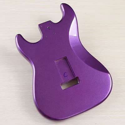 Metallic Purple Strat Style Guitar Solid Body image 6