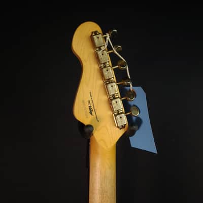 Vintage V6HMRSB HSS Icon Aged Relic Electric Guitar Gloss Sunburst image 7