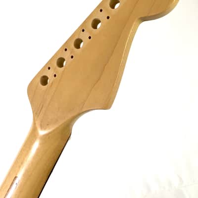 Vintage Fender Lefty Standard Stratocaster Neck 2001 Relic Strat Rosewood + Upgraded American Vintage Bone Nut image 19