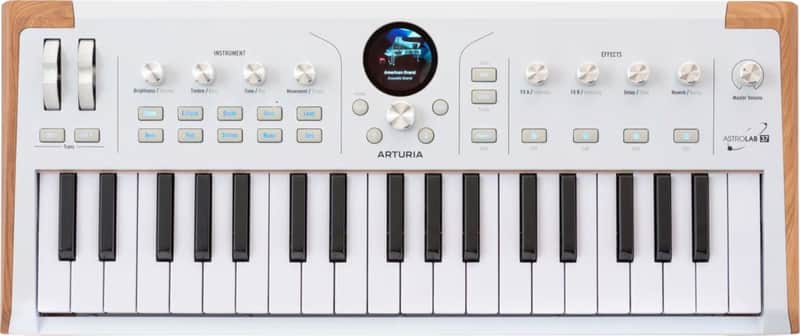 Arturia AstroLab 37-Key Stage Keyboard, White image 1