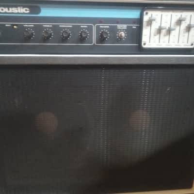 Vintage Acoustic Control Corp Model 125 2x12 Combo Amp - 1970’s Made In USA - Original Footswitch Included image 1