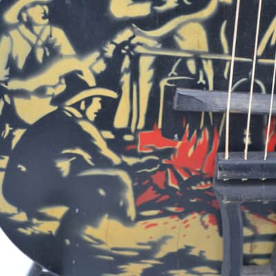 Vintage 1950s Harmony / Supertone "Singing Cowboys" Parlor Guitar image 9