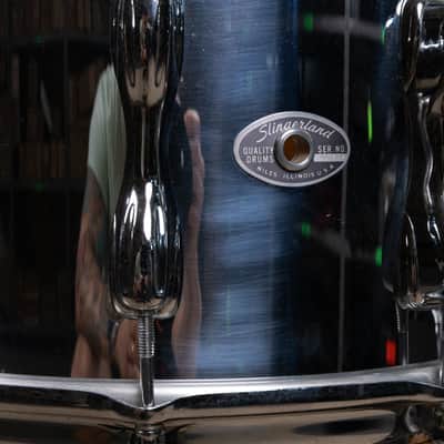 1980s Slingerland 8x14 Chrome Over Wood Magnum Snare Drum image 10