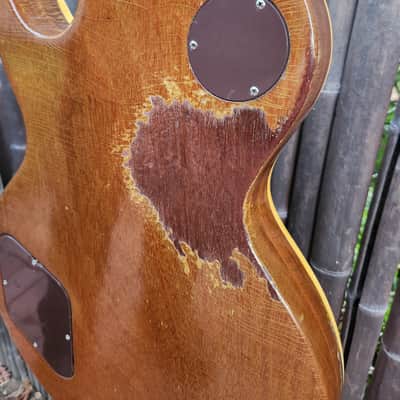 Vintage Gibson Les Paul Deluxe 1971 Goldtop Snatch Standard Coversion Road Warrior image 11