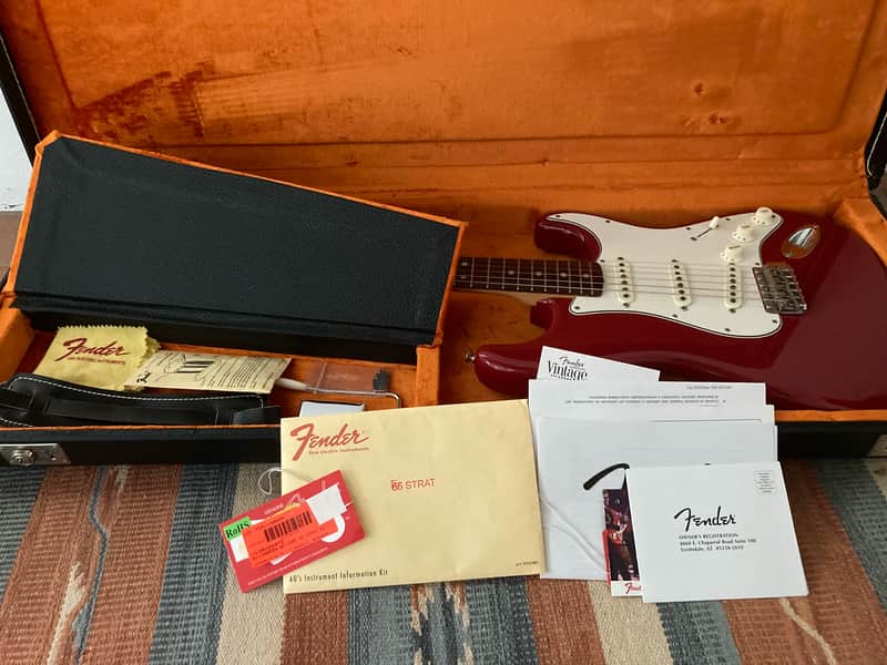Fender American Vintage '65 Stratocaster Dakota Red (First Run / Flash Coat) – Outstanding Resonance & Tone image 1