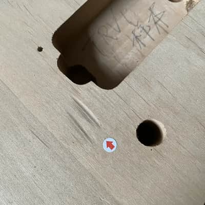 Mini Basswood Guitar Single Cut Body image 6