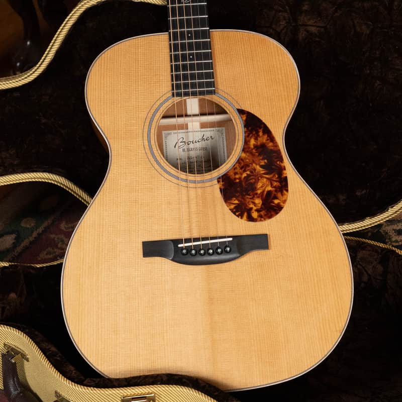 *Dread-Not Certified Used* Boucher BG-41-G Bluegrass Goose Series Gold Torrefied Adirondack/Mahogany OM Guitar w/K&K Pickup #1015 image 1