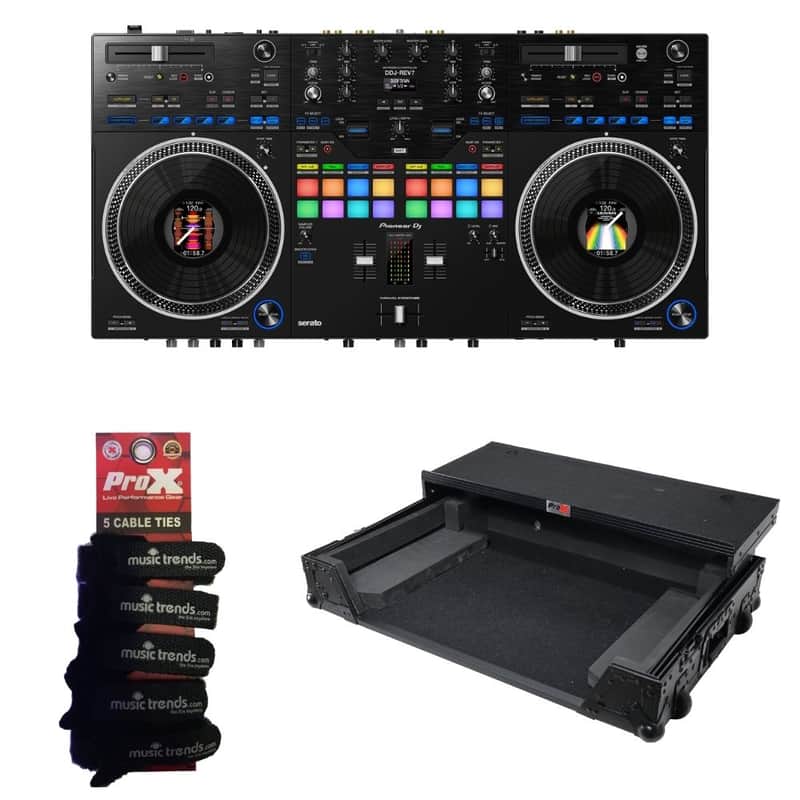 Pioneer DJ DDJ-REV7 BLACK DJ Controller w/ Flight Case image 1