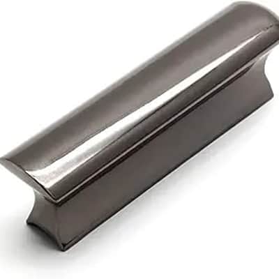 Metal Guitar Slide Bar Tone Lap Steel Slide, Black Slide Bar for Dobro Hawaiian Guitar Electric Guitar Dunlop Bass image 1