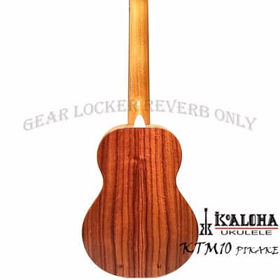 KoAloha KTM-10 Pikake all solid hawaiian low g string handmade ukulele tenor ukulele image 6