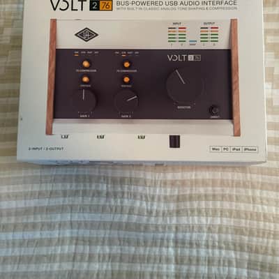NIB sealed unopened Universal Audio Volt 276 USB-C Audio Interface 2021 - Present - Tan / Gray image 2