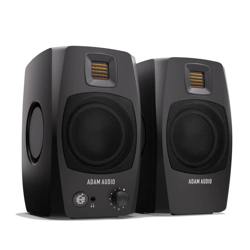Adam Audio D3V Active Desktop Monitor System - Black (Pair) image 1