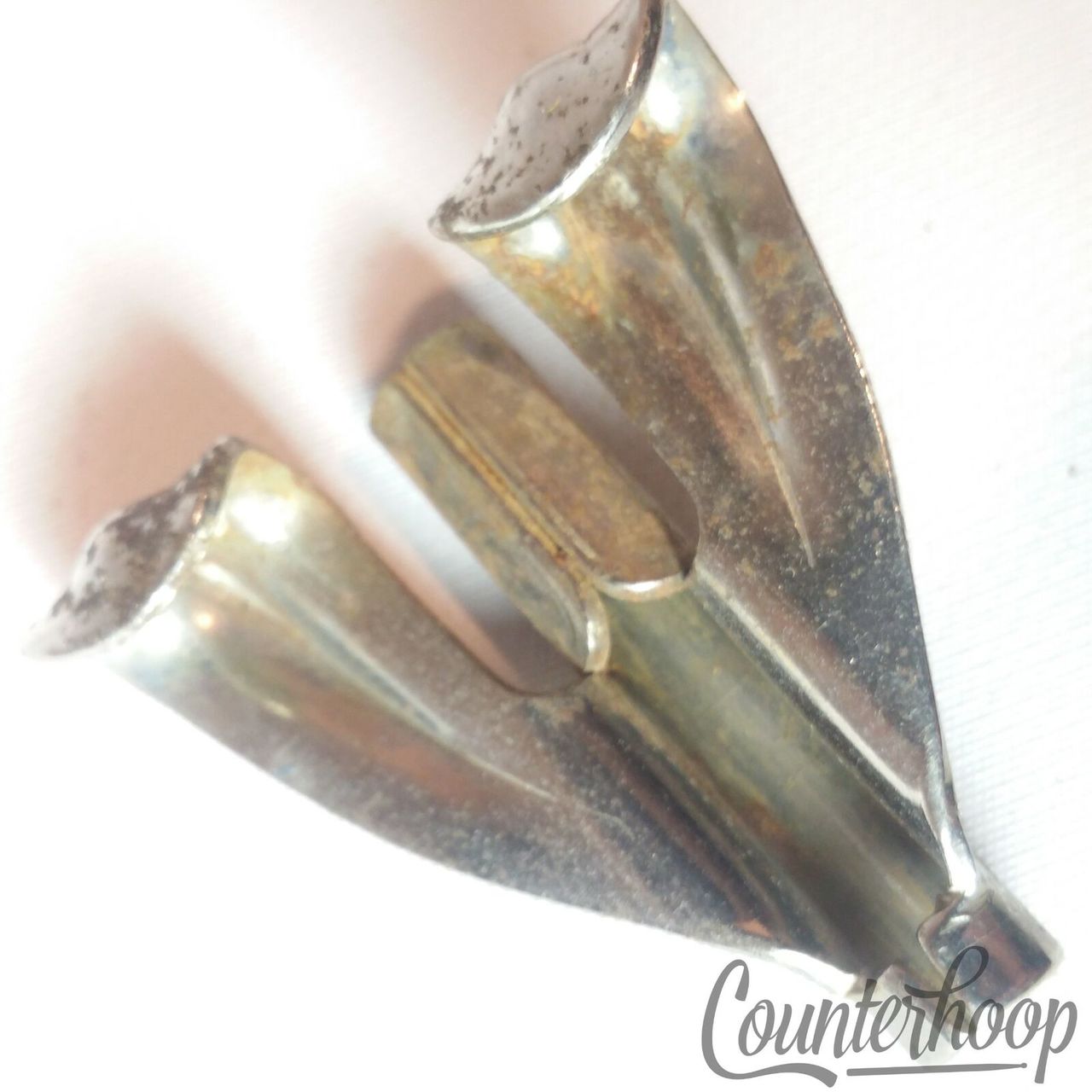 Ludwig Bass Drum Tension-Rod-Claw Nickel USA Super Classic Part Vintage 50s-60s — main photograph
