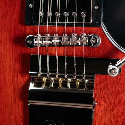 Epiphone 1964 SG Standard with Maestro Vibrola Reissue Electric Guitar - Cherry Red with Hardshell Case image 9