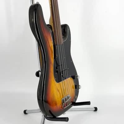 1978 Fender Fretless Precision Bass - Sunburst image 5
