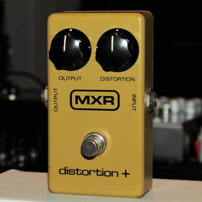 MXR Distortion + Plus Overdrive Vintage 1981 Block Logo Guitar