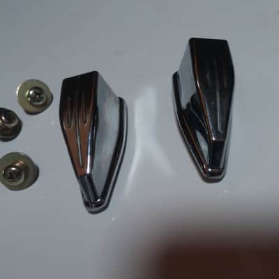 Tama VINTAGE EARLY Swingstar OCTOBON Royalstar LUGS SET OF 6 TOM  70s 80 SUPERB CHROME image 5