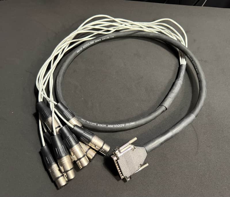 ProCo DA88XF-5 8-channel DB25 to XLR Female Snake - 5 foot image 1
