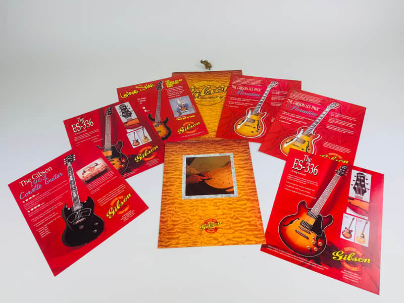 Gibson Custom, Art & Historic Flyer Packet 1996 image 1