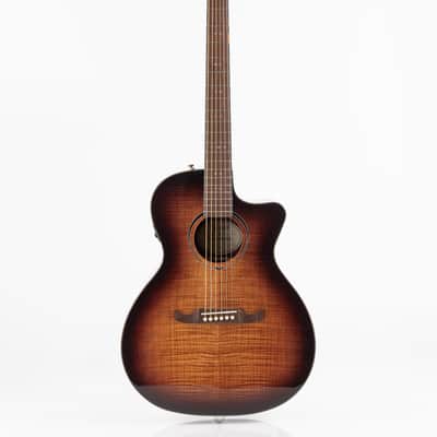 Fender FA-345CE Auditorium with Electronics and Indian Laurel Fretboard 3-Tone Tea Burst image 2