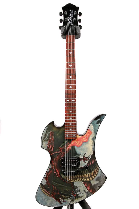 B.C. Rich Body Art モッキンバード BC Rich Limited Edition 'Body Art' Mockingbird Guitar 2000's | Reverb