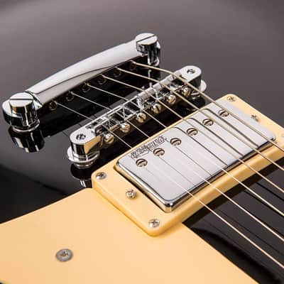Vintage V100 Premium Electric Guitar | Gloss Black | V100BLK Limited Edition image 5