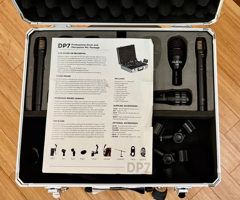 Audix DP7 7-Piece Drum Microphone Package image 1