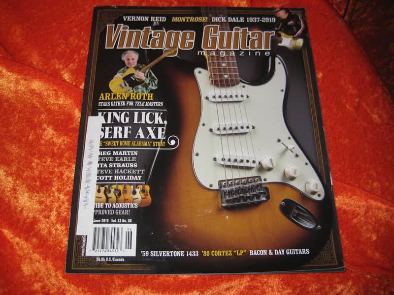 Vintage Guitar Magazine From June 2019 Arlen Roth Issue image 1