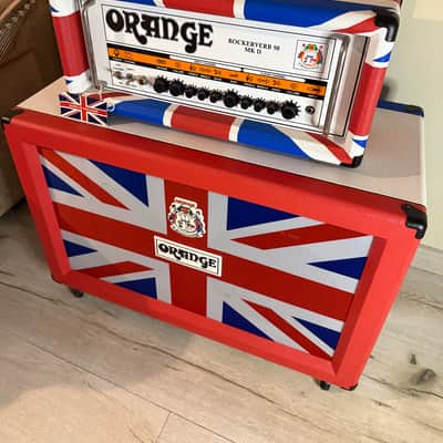 Orange Limited Edition Union Jack Rockerverb 50 MKII / 2x12 Cab Set image 8