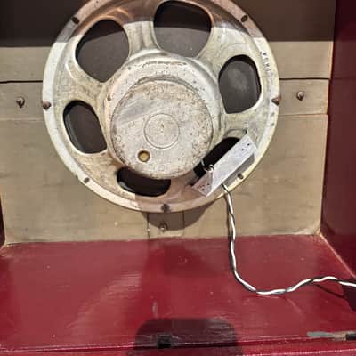 RCA Victor 1x12 speaker cab 1940’s - Original Military olive image 9